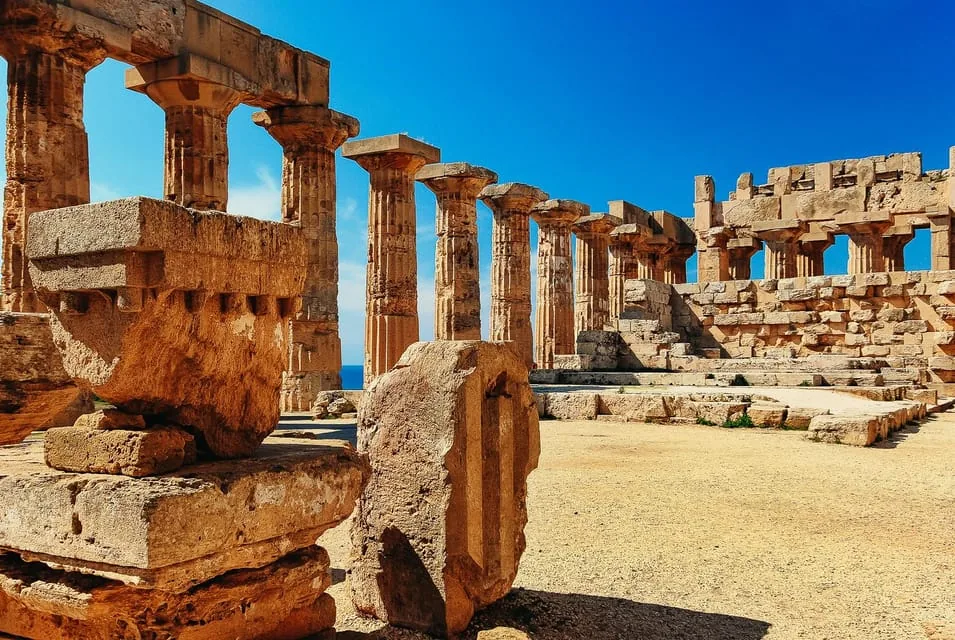 The Sicilian countryside around Agrigento